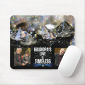 Modern Keepake Niedlich Großvater Großvater Opa Mousepad (Mit Mouse)