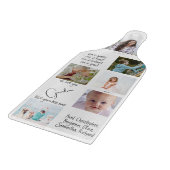 Modern Keepake wir Liebe Sie Oma FotoCollage Schneidebrett (Ecke)