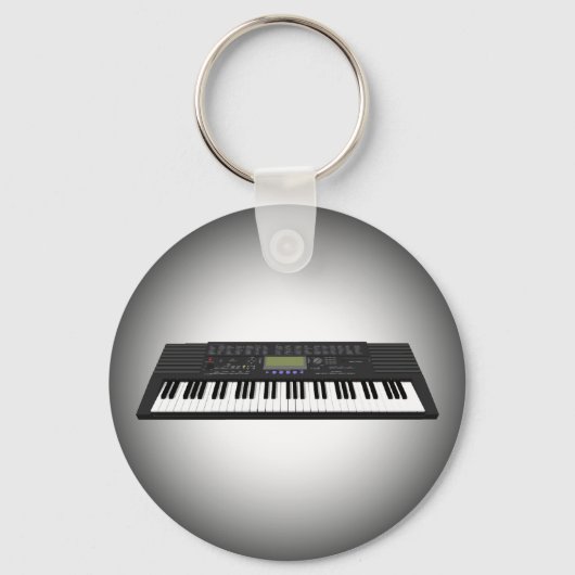 Modern Keyboard Synth: 3D Model: Keychain Schlüsselanhänger (Vorderseite)