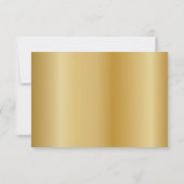 Modern Kids Gold Foto Danke Karte (Rückseite)