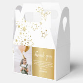 Modern Kids Gold Foto Vielen Dank Geschenkschachtel (Geöffnet)