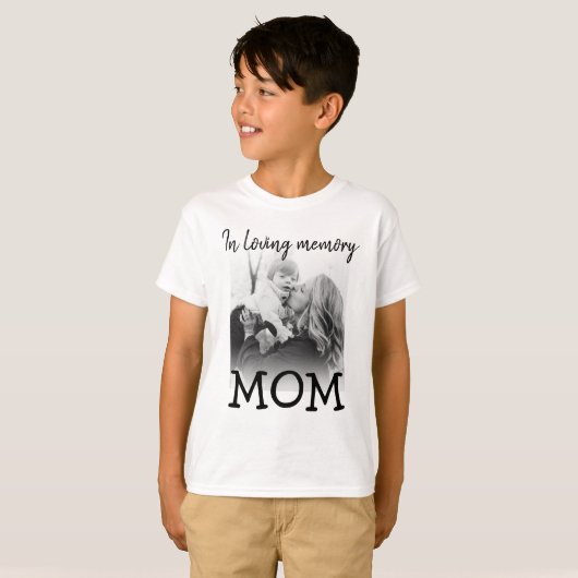 Modern | Kinder | Foto Memorial T - Shirt (Vorne ganz)