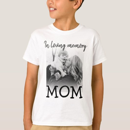 Modern | Kinder | Foto Memorial T - Shirt (Vorderseite)