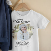 Modern | Kinder | Oma Foto Memorial T-Shirt