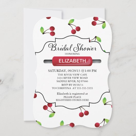 Modern Kitchen Bridal Dusche Einladung (Vorderseite)