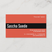 Modern, klar, beeindruckend visitenkarte (Vorderseite)