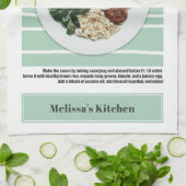 Modern Korean Food Colorful Bibimbap Recipe Geschirrtuch (Gefaltet)