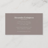 Modern kreative Kunst Deco Rodelbahn Beruflich Visitenkarte (Rückseite)