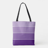 MODERN kreative ombre Farbviolett lila Tasche (Rückseite)