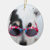 Modern kreieren Sie Ihr eigenes Foto Keramik Ornament (Links)