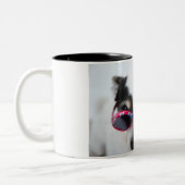 Modern kreieren Sie Ihr eigenes Foto Zweifarbige Tasse (Links)