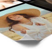 Modern kreieren Sie Ihre eigene Abschluss-FotoColl Poster (Ecke)