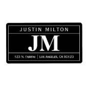 Modern kühl Beruflich | Schwarz/Weiß (Vorne)