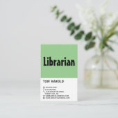 Modern kühl, biblisch visitenkarte (Stehend Vorderseite)