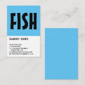 Modern kühl, Fisherman, Fischfang, Fischfang Visitenkarte (Vorne/Hinten)