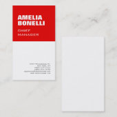 Modern kühl Minimalistisch Beruflich Visitenkarte (Vorne/Hinten)