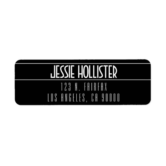 Modern kühl Schwarz/Weiß (Vorne)