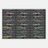 Modern Kwanzaa Geschenkpapier Set (Vorderseite)