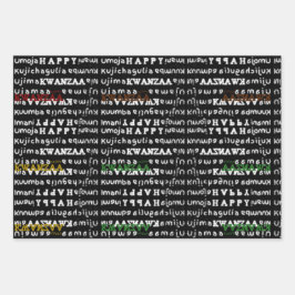 Modern Kwanzaa Geschenkpapier Set