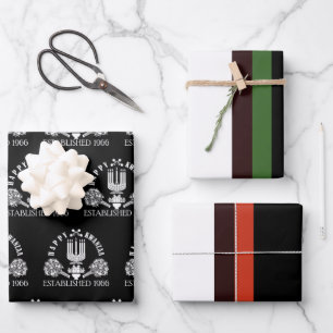 Modern Kwanzaa Geschenkpapier Set