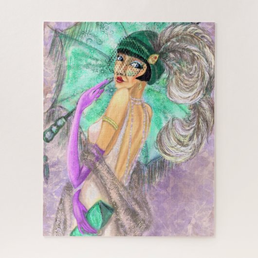 Modern Lady Jigsaw Puzzle (Vertikal)