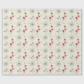 Modern Ladybug Chic Geschenkpapier (Flach)