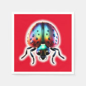 Modern Ladybug Serviette (Vorderseite)