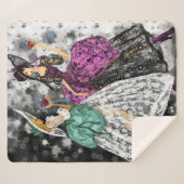 Modern Ladys Sherpa Blanket Sherpadecke (Vorderseite (Horizontal))