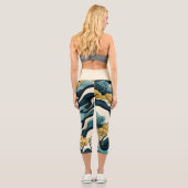 Modern Landscape Capri Leggings (Rückseite)
