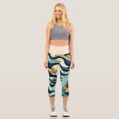 Modern Landscape Capri Leggings (Vorderseite)