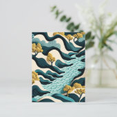 Modern Landscape Einladungspostkarte (Stehend Vorderseite)