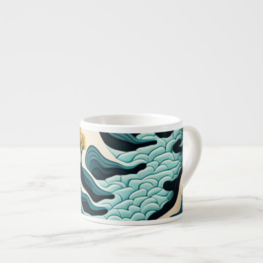 Modern Landscape Espressotasse (Vorderseite Rechts)