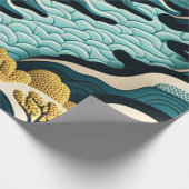 Modern Landscape Geschenkpapier (Ecke)