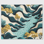 Modern Landscape Geschenkpapier (Flach)