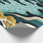 Modern Landscape Geschenkpapier (Ecke)
