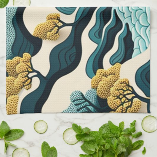 Modern Landscape Geschirrtuch (Gefaltet)