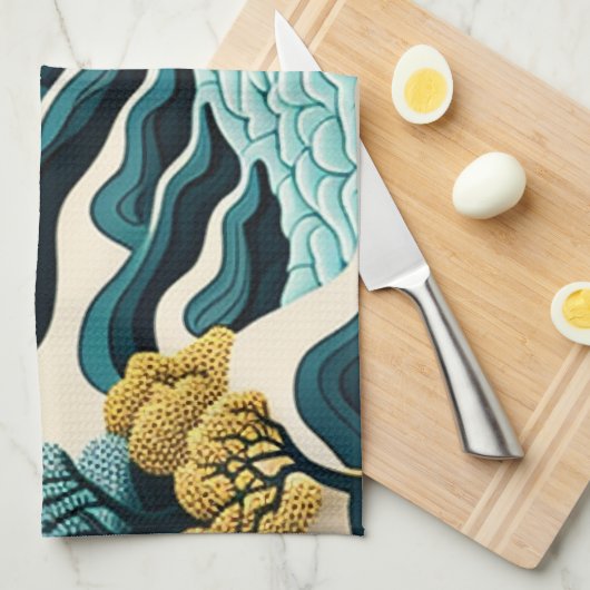 Modern Landscape Geschirrtuch (Viertel Falte)