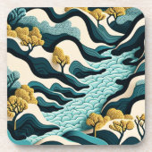 Modern Landscape Getränkeuntersetzer (Vorderseite)