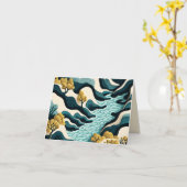 Modern Landscape Karte (Gelbe Blume)