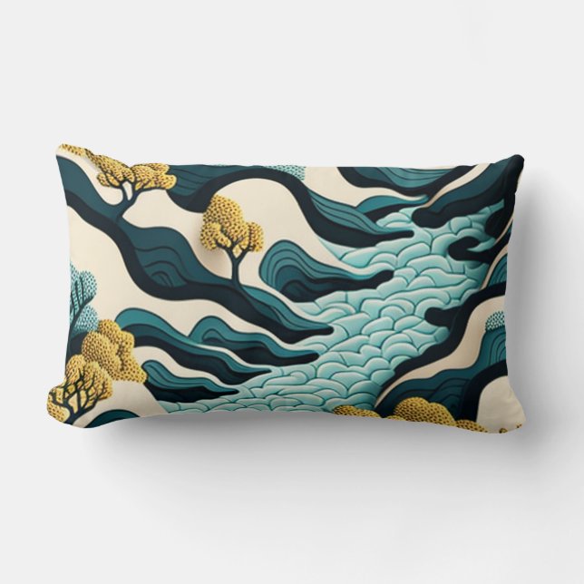 Modern Landscape Lendenkissen (Vorderseite)