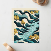 Modern Landscape Mitteilungskarte (Vorderseite/Rückseite Beispiel)