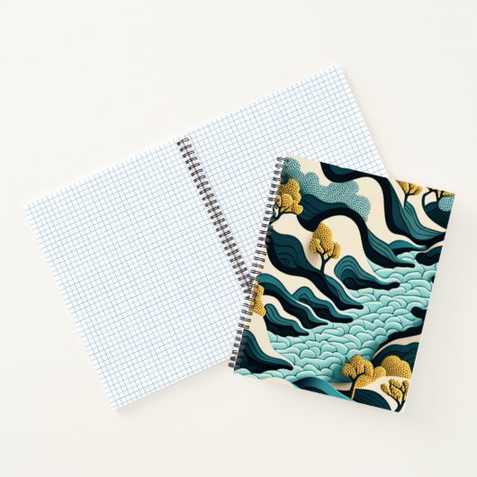 Modern Landscape Notizblock (Innenseite)