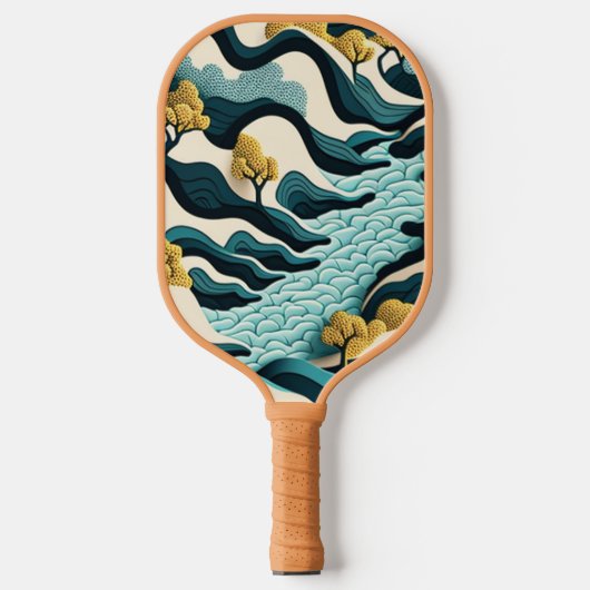 Modern Landscape Pickleball Schläger (Vorderseite)