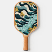 Modern Landscape Pickleball Schläger (Rückseite)
