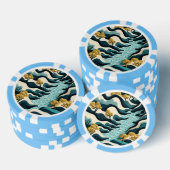 Modern Landscape Pokerchips (Stapel)