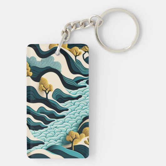 Modern Landscape Schlüsselanhänger (Rückseite)