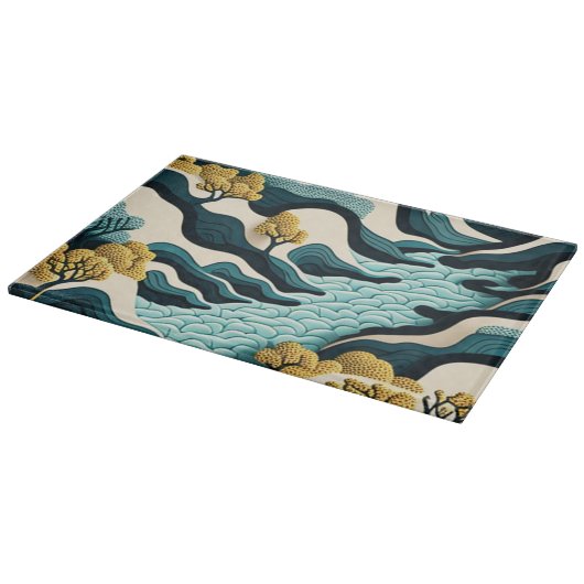 Modern Landscape Schneidebrett (Ecke)