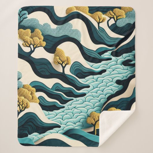 Modern Landscape Sherpadecke (Vorderseite)