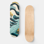 Modern Landscape Skateboard (Vorderseite)