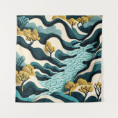 Modern Landscape Wandteppich (Vorderseite)